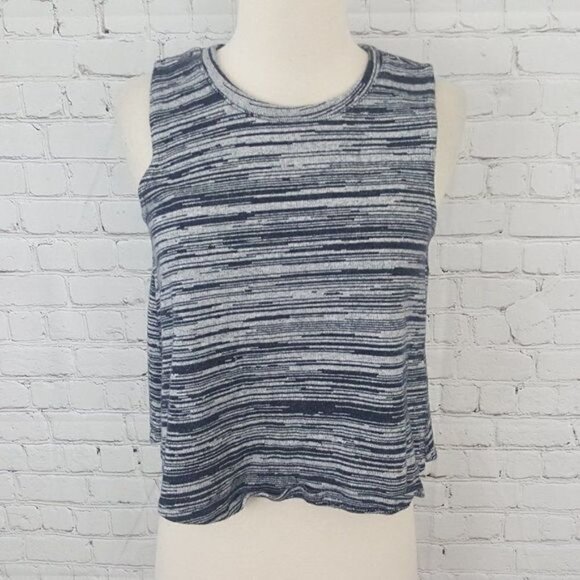 MADEWELL Space Dye Tank Top Blue White Shirt S - Picture 4 of 6